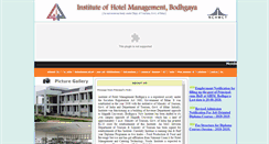 Desktop Screenshot of ihmbodhgaya.com